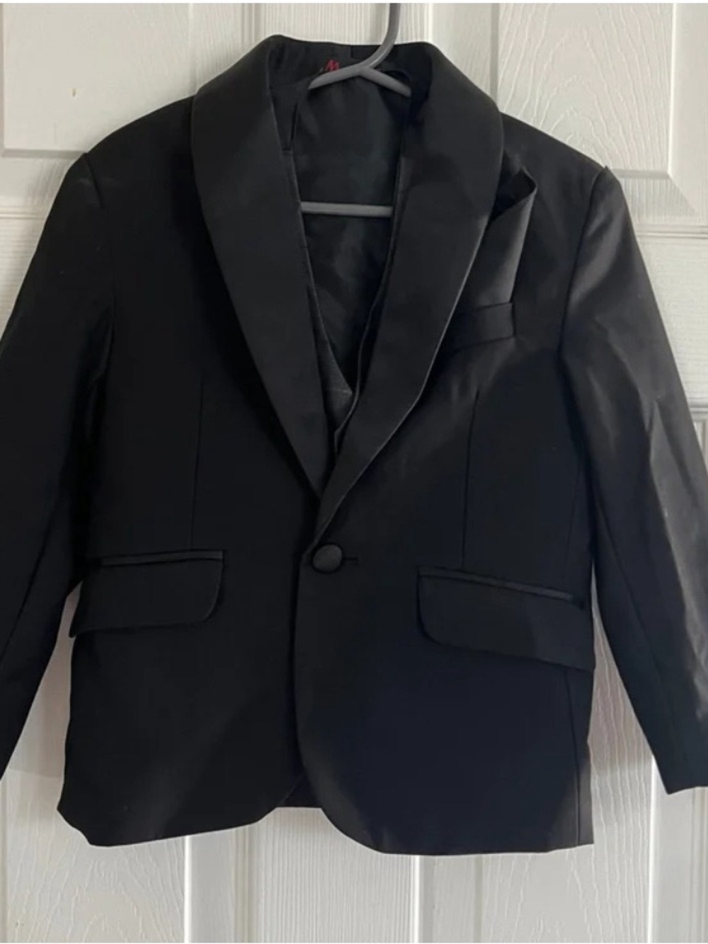 Black Kids Blazer Jacket - Classic Formal Coat
